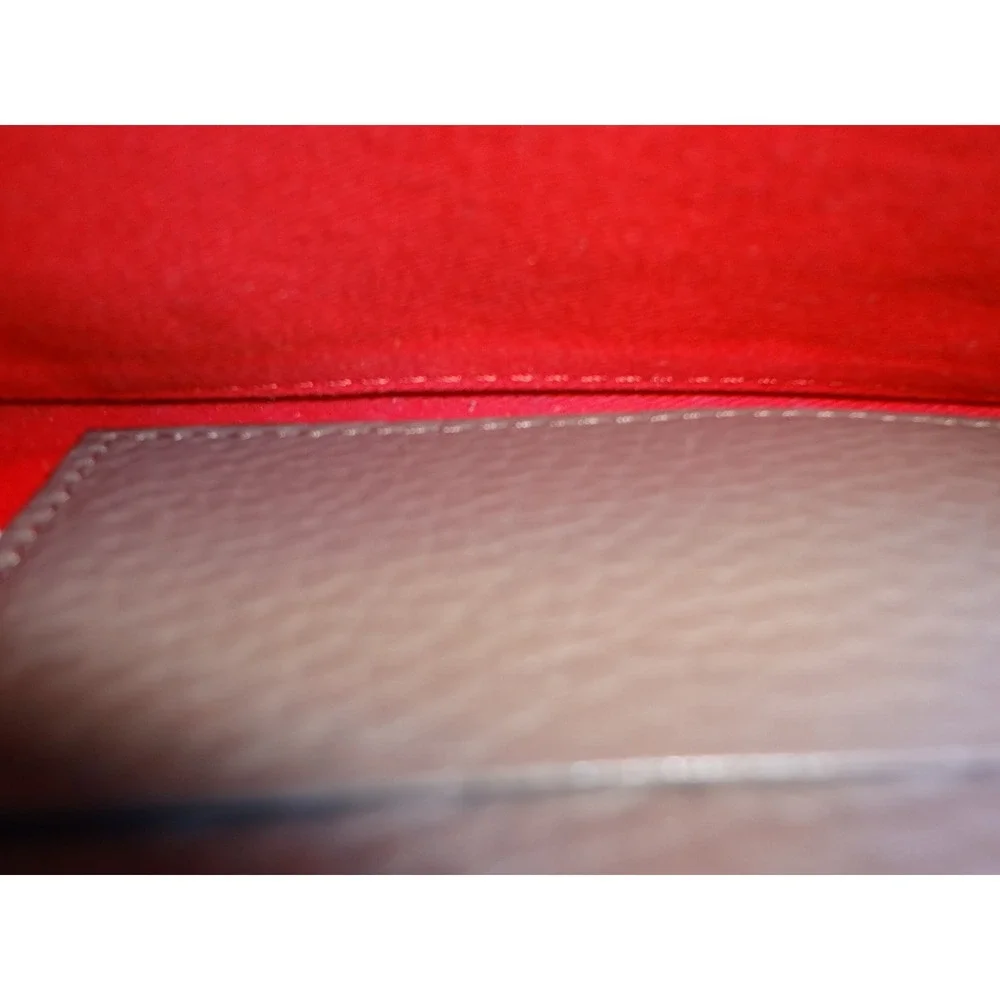 Dooney Bourke Gray‎ Leather Zip Around Wristlet Wallet Card Holder